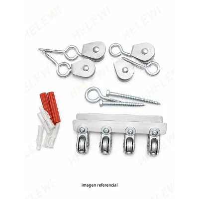 Accesorio - 8 Poleas para Tendal Techo