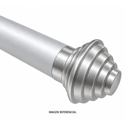Adorno de Acero Satinado para Tubo de Aluminio 30 MM - Modelo 2830