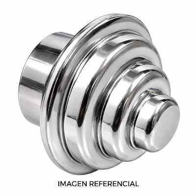 Adorno Plateado - 32 MM - PVC