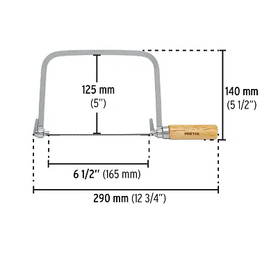 Arco Calador para Sierra de 6", Pretul