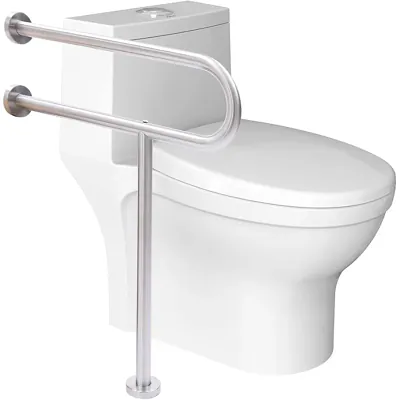 Barra Seguridad. C/ Sop P/ Baño, DIAM.32MM, MED.49*20*60*24CM, Acer Niq.