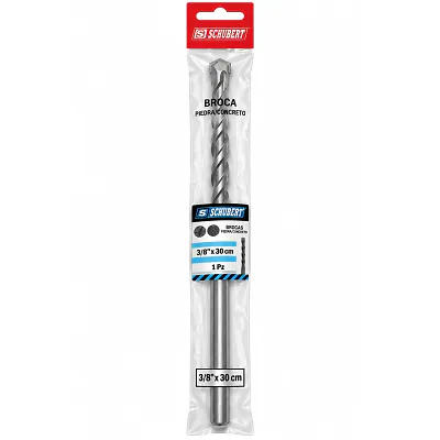 Broca para Concreto Extralarga 3/8" X 30 - Schubert