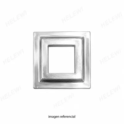 Canopla Cuadrada de Aluminio