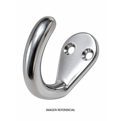 Perchero Simple Cromado, 11 GR