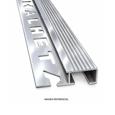 Perfil Cantonera Aluminio Pulido de 2 CM X 3.00 MT