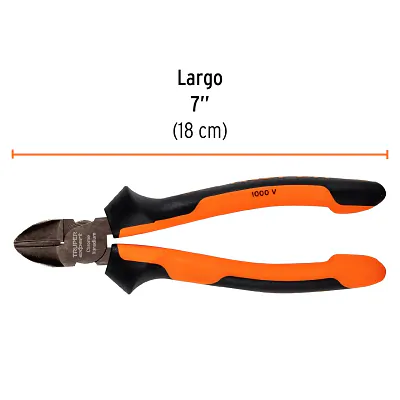 Pinza Corte Diagonal 7" Alta Palanca, Comfort Grip, Expert