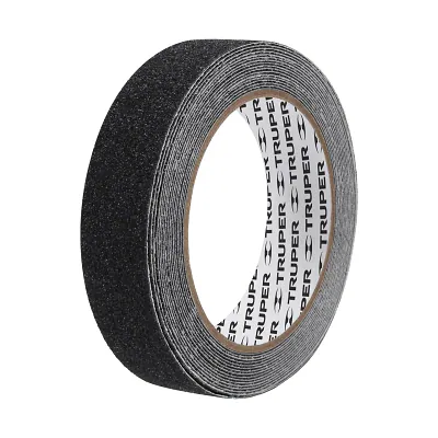 Rollo de 5 M de Cinta Antiderrapante Negra 25 MM con Abrasivo