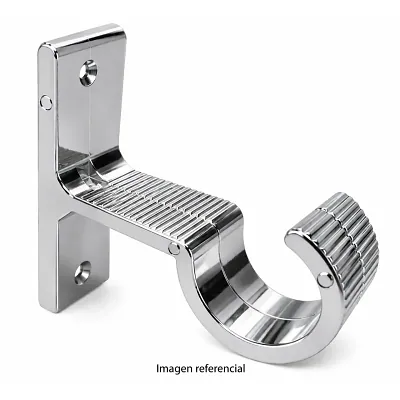Soporte Plateado - 32 MM - PVC