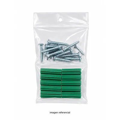 Tarugo Verde 1/4 + Tornillo 8X1 - 12 UND