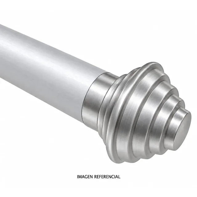 Adorno de Acero Satinado para Tubo de Aluminio 30 MM - Modelo 2830
