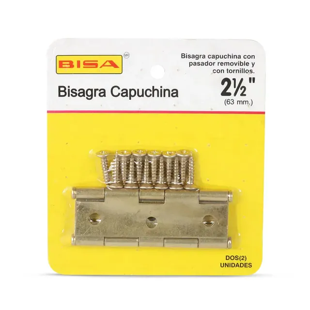Bisagra de Bronce - 2.1/2" X 2.1/2" - Bisa