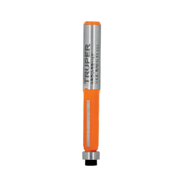 Broca para Router, Corte Recto, 1/4" con Balero, Truper