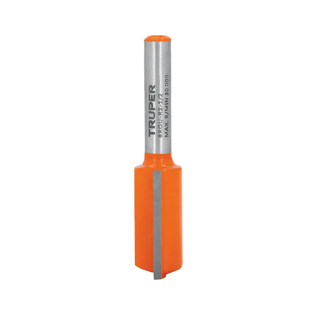 Fresa Recta 2 Filos, 1/2", Truper