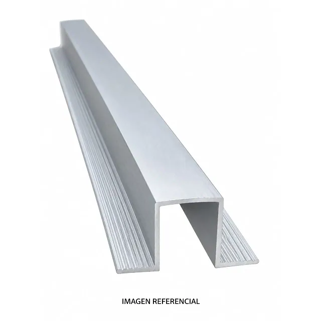 Listelo Aluminio Mate - 10.5 MM - 2.40 MT