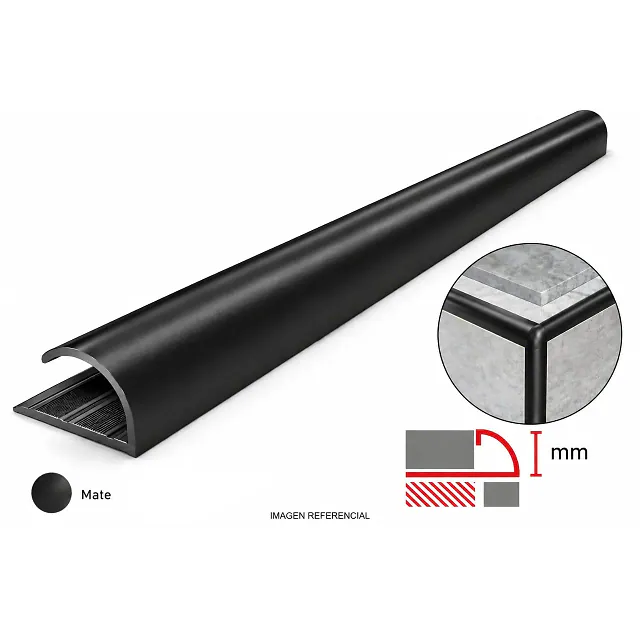 Rodoaluminio Economico - 2.30 MT - C/negro