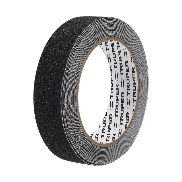 Rollo de 5 M de Cinta Antiderrapante Negra 25 MM con Abrasivo