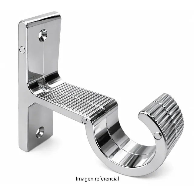 Soporte Plateado - 32 MM - PVC