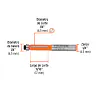 Broca para Router, Corte Recto, 1/4" con Balero, Truper 2