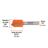 Broca para Router, Recta 2 Filos, 5/8", Truper 2