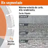 Disco de Diamante de 4.1/2" X 2.1 MM, Rin Segmentado, Truper 2